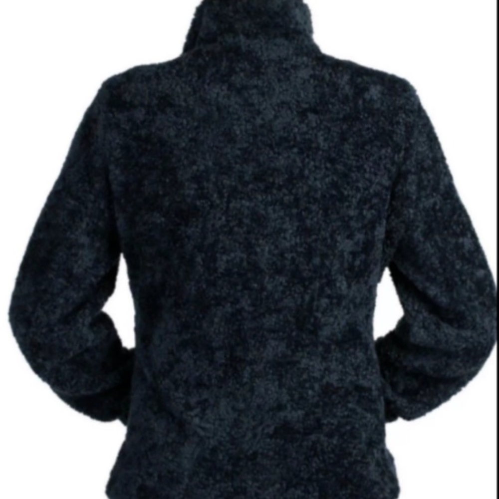 Pendleton Ladies' Fuzzy Zip Jacket, Dark Blue - Picture 5 of 6